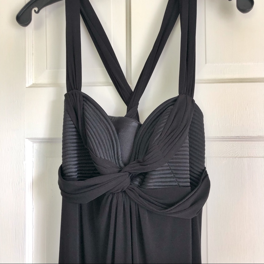 Laundry by Shelley Segal long formal black dress
